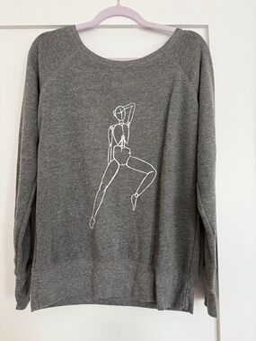 Bella + Canva Wide Neck Long Sleeve Sweatshirt